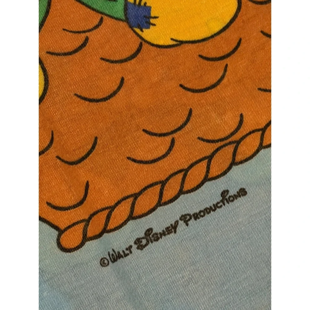 VTG 5pc Disney Mickey Air Mobile Twin Sheet Set Pacific Dumbo Donald Duck Blue